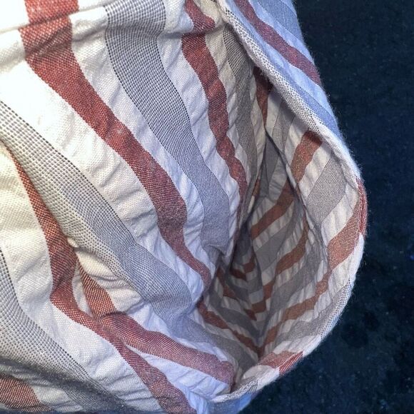 BP. Wide Leg Cropped Palazzo Pant Jumpsuit Striped Side Zip Tie Waist Women’s L - Picture 8 of 13